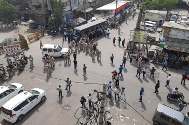 Jahangirpuri riots: Wanted accused held, locals pelt stones on cops