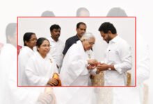 Andhra women ministers tie Rakhi to CM Jagan