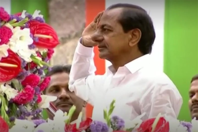 KCR to attend mass rendering of national anthem at Abids