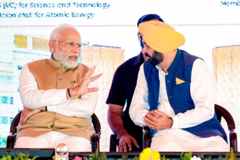 It's equally important to develop health services: Modi at Punjab cancer hospital opening