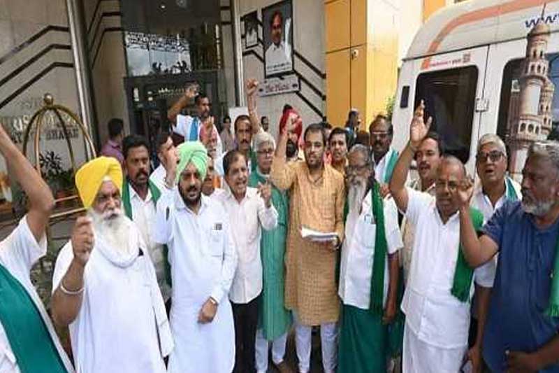 National farmers' conference in Hyderabad today