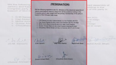 Several senior Congress leaders in J&K resign after Azad quits