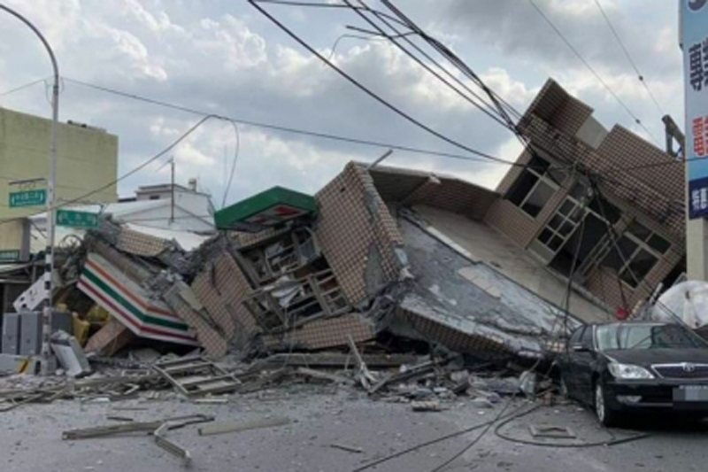 6.9-magnitude quake hits Taiwan