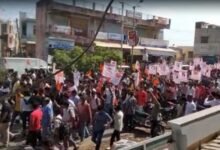 Protest against forceful conversion of Hindu family members in Gujarat