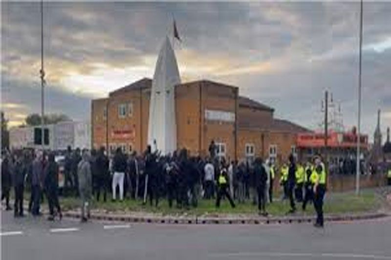 Hindu temple in Birmingham, 'Allahu Akbar' chants heard