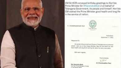 Telangana CM KCR greets PM on birthday