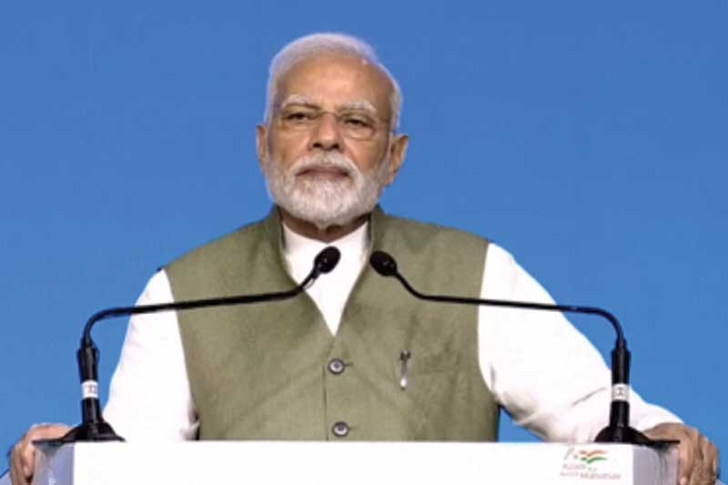 Focus on achieving net-zero target for 2070, PM Modi tells states