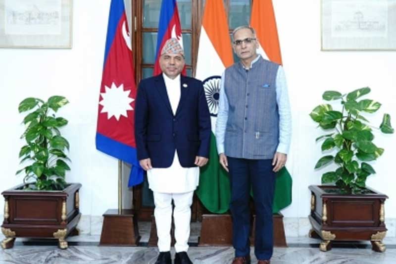 Nepal, India discuss issues of bilateral, mutual interests