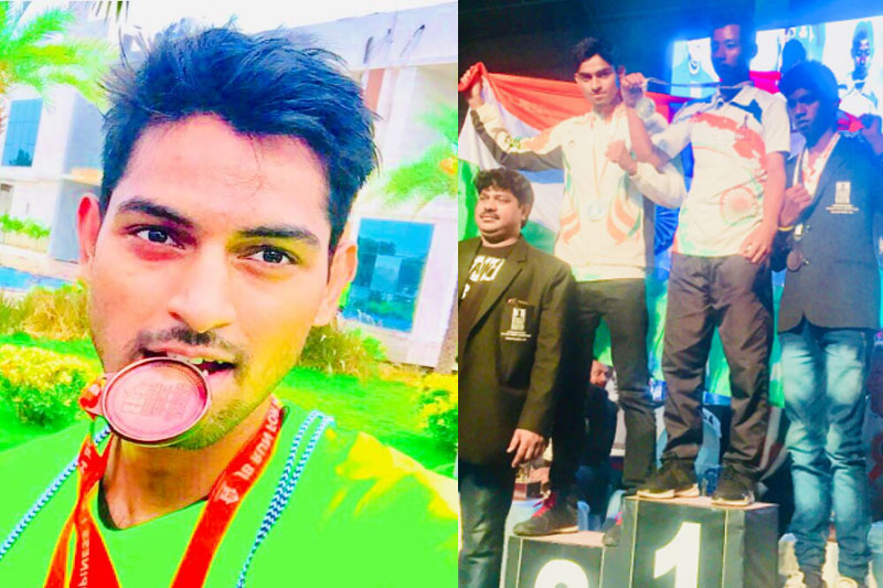 Incredible dual sport skills of a budding athelete:Aftab Ahmed Osama