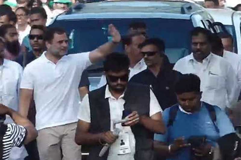 Congress' padayatra on break after covering 150 km