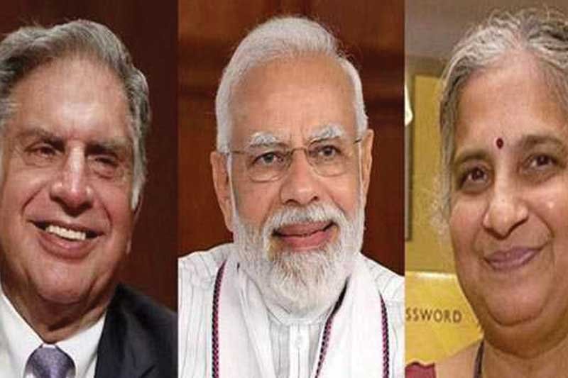 Ratan Tata, Sudha Murthy among new faces in PM CARES Fund