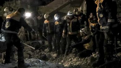 10 killed in Syria building crash
