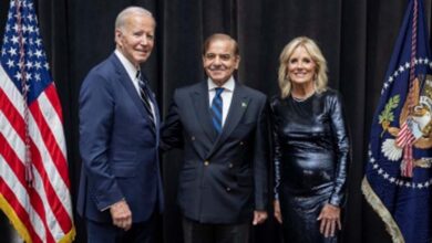 Shehbaz meets Biden at reception for world leaders in New York