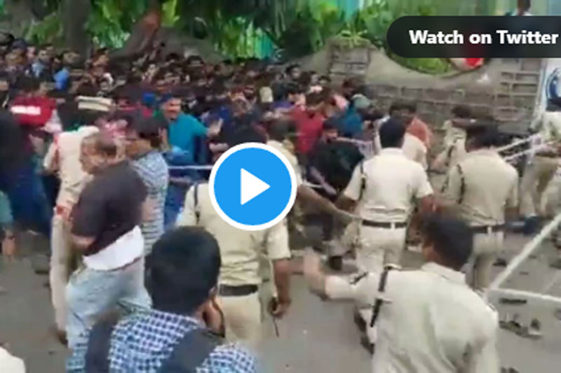 Video: 20 injured in stampede in Hyderabad as fans jostle for T20I Tickets