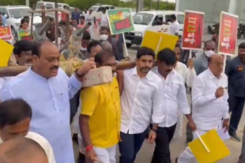 TDP protest at Andhra Pradesh Assembly sparks tension