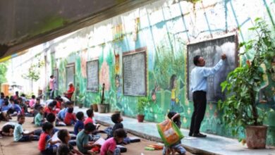 Teachers Day: Burning midnight oil in unroofed school of nature for deprived students' future