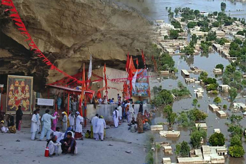 Hindus opened temple doors for flood victims in Pakistan