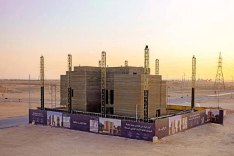 First 9-metre-high 3D printed villa built in Saudi Arabia