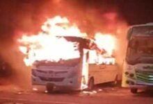 Driver cleaner dead as bus catches fire in Ranchi, CM expresses grief