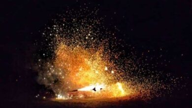 UP: Footwear godown gutted after firecracker lands on it