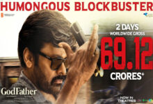 Chiranjeevi-starrer 'Godfather' collects Rs 69 crore worldwide in two days