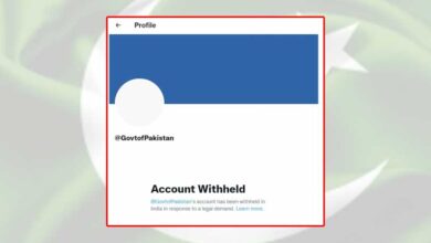 Pakistan govt's Twitter account withheld in India
