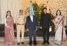UN chief Guterres gets warm welcome in Mumbai