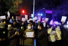 Clashes in Shanghai as protests over China's zero-Covid policy continue