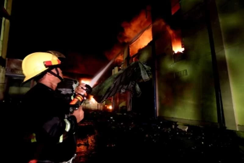 Fire destroys 40 houses in central Myanmar