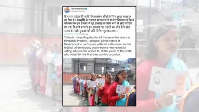 HP polls: PM Modi urges voters to turn up in large numbers