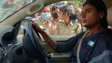 Telangana governor anguished over manner of Sharmila's arrest