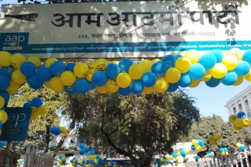 AAP headquarters decked up to welcome national party status
