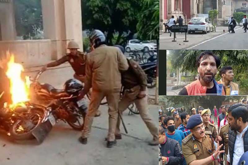 Violence rocks Allahabad University, many injured