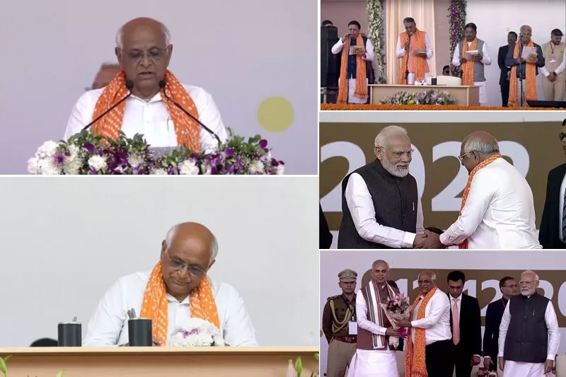 Bhupendra Patel takes oath as Gujarat CM for second time