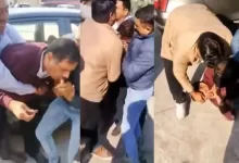 Cop tries to swallow bribe money