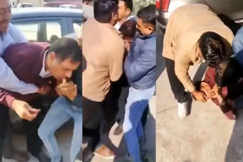 Cop tries to swallow bribe money