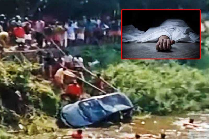 Three wedding guests die after car falls into river in Kerala