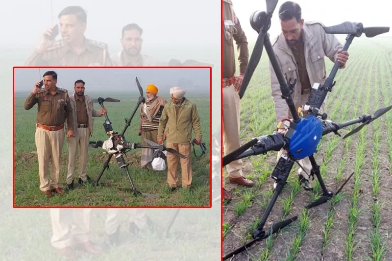 Drone with 5.60 kg heroin seized along India-Pak border
