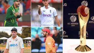 Azam, Stokes, Raza, and Southee named nominees for ICC Men's Cricketer of the Year 2022 award