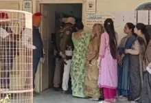 Gujarat BJP leader's 60-member joint family reaches polling station in procession