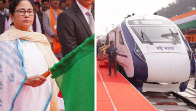 Irked by 'Jai Shri Ram' slogans, Mamata stays away from dais during Vande Bharat Express inauguration