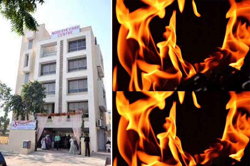 2 dead in fire at eye care centre in Ahmedabad