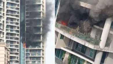 Mumbai: Fire engulfs Parel skyscraper, many feared trapped