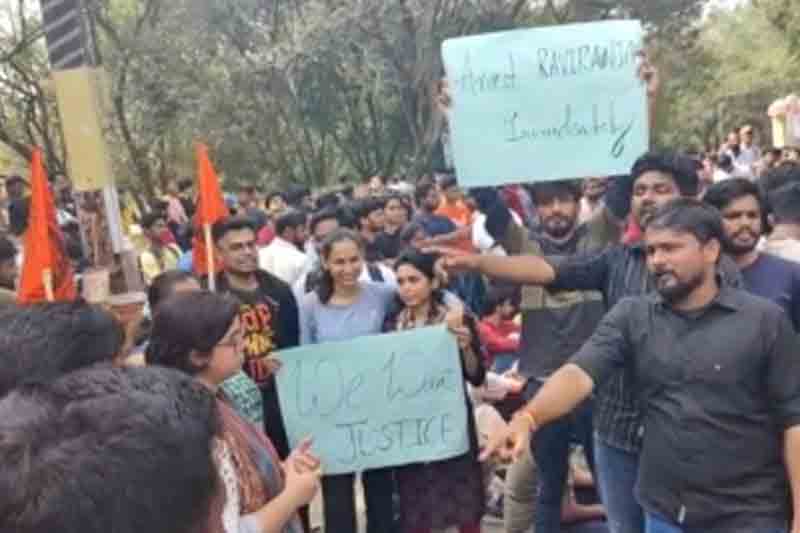 Protests at Hyderabad University after professor attempts to rape foreign student