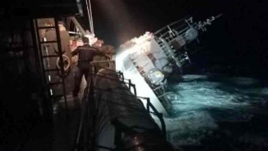 Thai Navy ship capsizes, over 100 sailors stranded