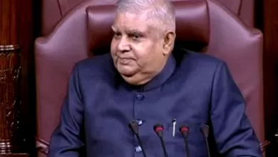 First day for V-P Dhankar as RS chairman