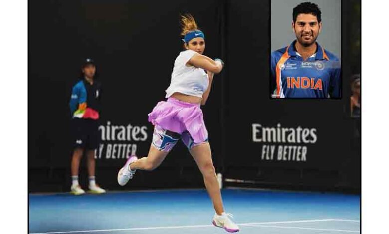 'Well done champ': Yuvraj Singh gives big cheer to Sania Mirza for Australian Open final berth