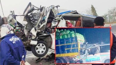 6 killed as ambulance crashes into truck in Bangladesh
