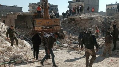 16 killed after building collapses in Syria