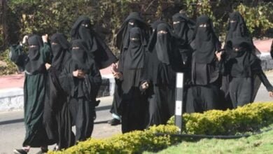Burqa-clad girls stopped from entering UP college